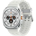 Samsung Galaxy Watch Ultra Titanium 47mm Αδιάβροχο με eSIM και Παλμογράφο (Titanium White)