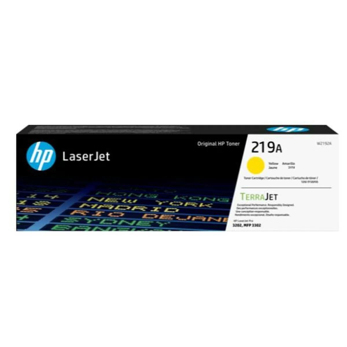 HP 219A Γνήσιο Toner Laser Εκτυπωτή Κίτρινο 1200 Σελίδων W2192A - Image 1