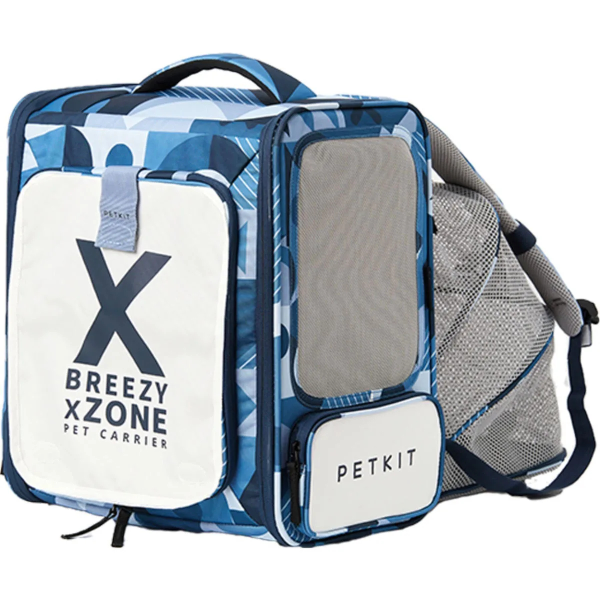 20240715134216_petkit_breezy_tsanta_gia_metafora_skylou_mple_p7703b Petkit Breezy Τσάντα Χειρός για Μεταφορά Σκύλου / Γάτας Μπλε Μήκους 43εκ. P7703b - Image 1