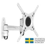 Multibrackets VESA Flexarm 360 II Βάση Τηλεόρασης Τοίχου με Βραχίονα έως 32" και 15kg Λευκό