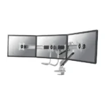 Neomounts NM-D775DX3SILVER Επιτραπέζια Βάση Τηλεόρασης με Βραχίονα έως 27" και 18kg Ασημί