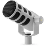 Rode PodMic W Δυναμικό Μικρόφωνο XLR Shock Mounted για Studio σε Λευκό Χρώμα
