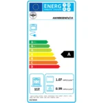 La Germania AMN96 5 E NE V/24 Κουζίνα 117lt με Εστίες Υγραερίου Π90εκ. Μαύρη