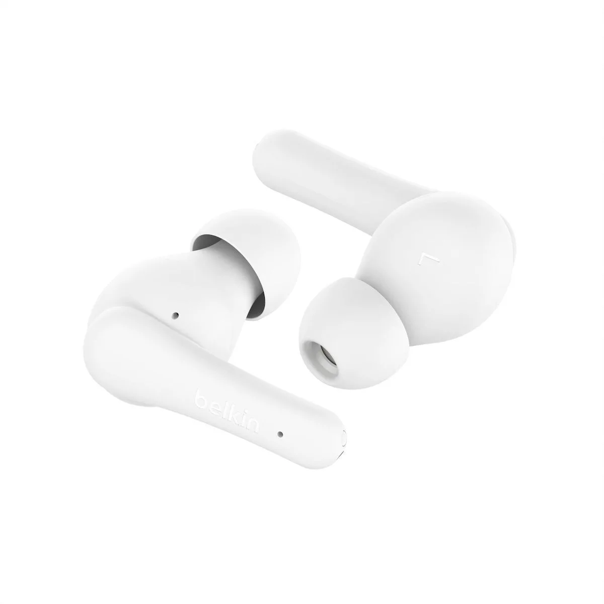 20240717123936_belkin_soundform_rhythm_in_ear_bluetooth_handsfree_akoustika_me_antochi_ston_idrota_kai_thiki_fortisis_leyka Belkin SoundForm Rhythm In-ear Bluetooth Handsfree Ακουστικά με Αντοχή στον Ιδρώτα και Θήκη Φόρτισης Λευκά - Image 1