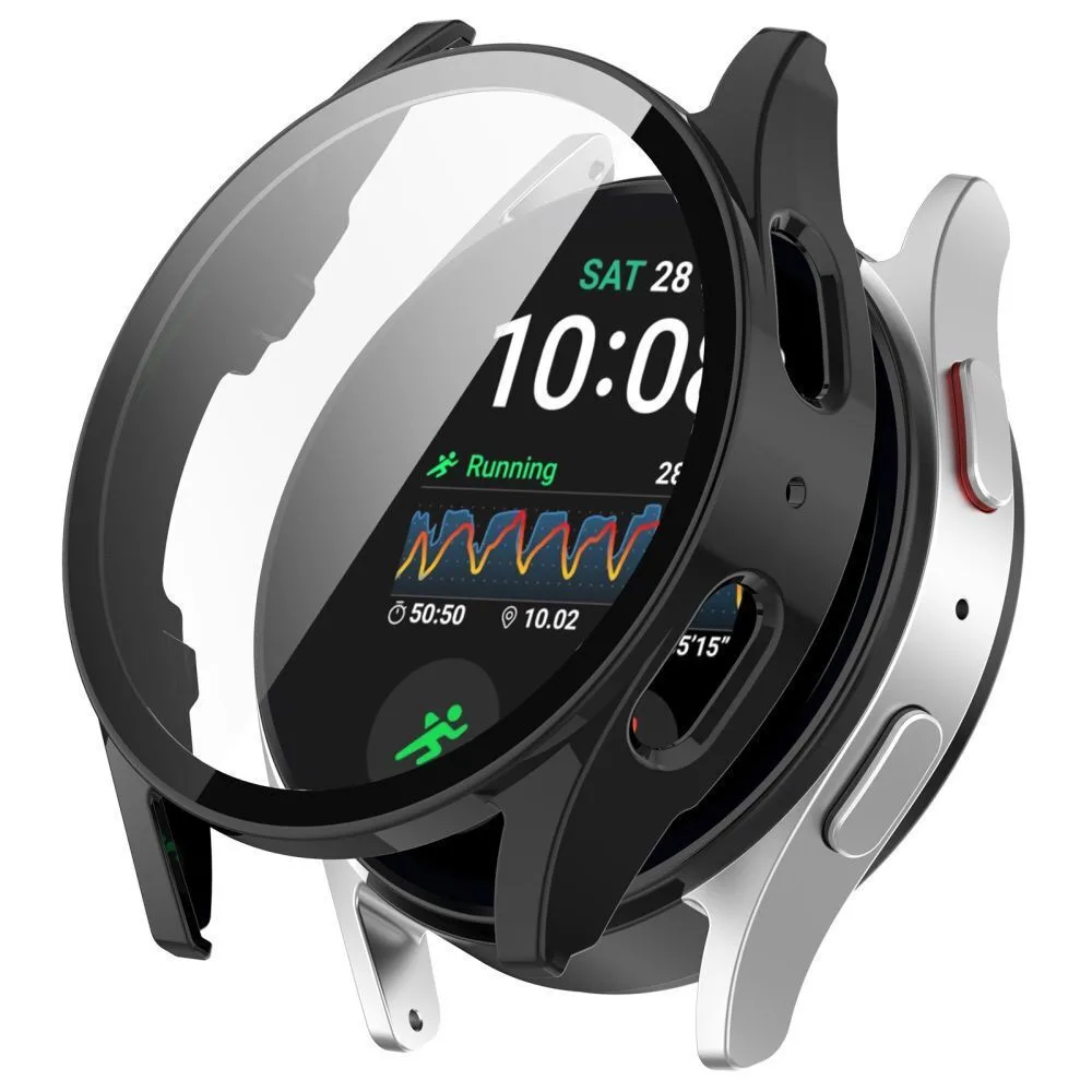 20240718102816_tech_protect_se_mayro_chroma_gia_samsung_galaxy_watch_7_44mm Tech-Protect DEFENSE360 Πλαστική Θήκη με Τζαμάκι σε Μαύρο χρώμα για Samsung Galaxy Watch 7 (44mm) - Image 1