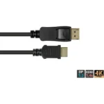 Good Connections Μετατροπέας DisplayPort male σε HDMI male 1τμχ GPSUP15A763C4