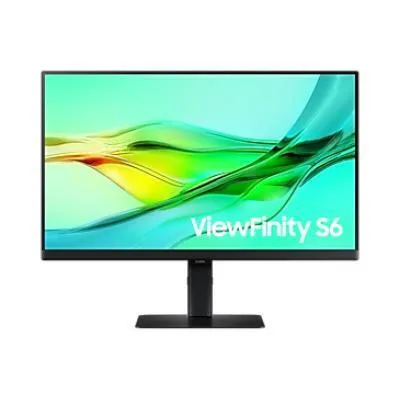 Samsung ViewFinity S6 S60UD IPS HDR Monitor 24" QHD 2560x1440 με Χρόνο Απόκρισης 5ms GTG - Image 1