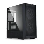 Lian Li Lancool 206 Gaming Midi Tower Κουτί Υπολογιστή με Πλαϊνό Παράθυρο και RGB Φωτισμό Μαύρο