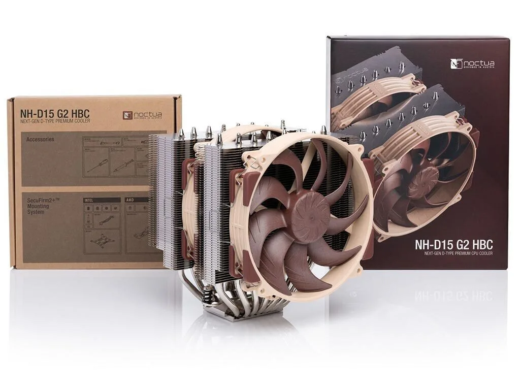 Noctua NH-D15 G2 HBC Ψύκτρα Επεξεργαστή Διπλού Ανεμιστήρα για Socket AM4/AM5/1200/115x/1700 - Image 1