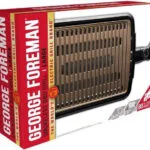 George Foreman Επιτραπέζια Ηλεκτρική Ψησταριά Σχάρας 1600W με Ρυθμιζόμενο Θερμοστάτη 56x33.4εκ. 25850-56