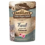 Carnilove Υγρή Τροφή για Ενήλικες Γάτες σε Φακελάκι με Πέστροφα, Ψάρια και Κοτόπουλο χωρίς Σιτηρά 85gr