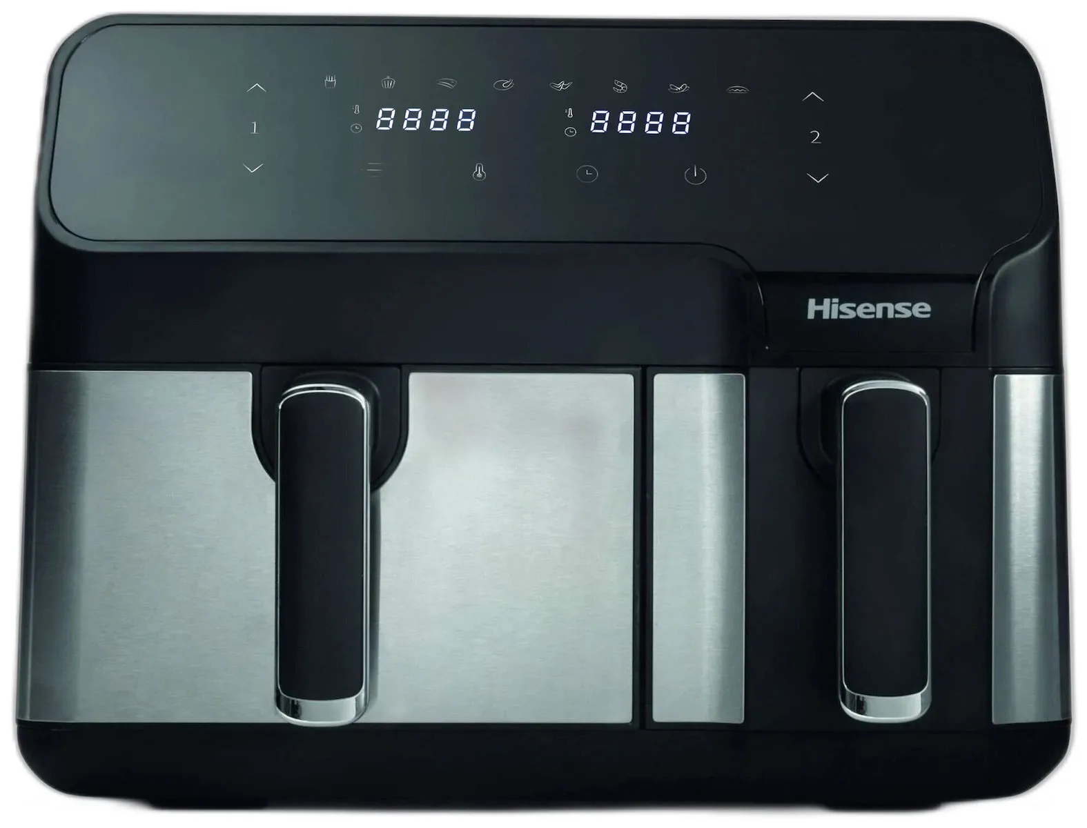 Hisense Air Fryer με Διπλό Αποσπώμενο Κάδο 3.3lt Ασημί HAF2900D - Image 1