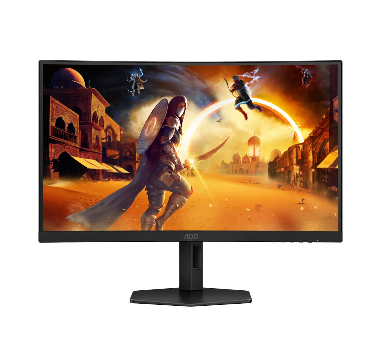 AOC CQ27G4X VA HDR Curved Monitor 27" QHD 2560x1440 180Hz με Χρόνο Απόκρισης 1ms GTG - Image 1
