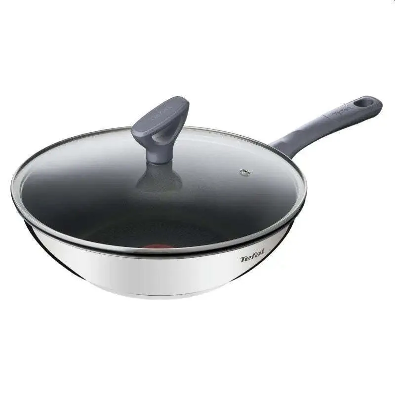 Tefal Daily Cook Τηγάνι από Ανοξείδωτο Ατσάλι Με Καπάκι με Αντικολλητική Επίστρωση 28cm G7309955 - Image 1