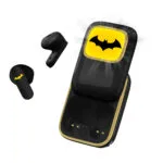 OTL Batman Dark Knight Slide In-ear Bluetooth Handsfree Ακουστικά με Θήκη Φόρτισης Μαύρα