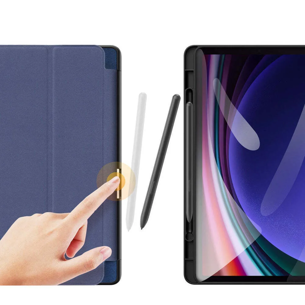 20240801164138_7324c68f Dux Ducis Domo Flip Cover Πλαστικό Μπλε (Galaxy Tab S9 FE) - Image 1