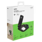 Belkin Ασύρματος Φορτιστής Qi2 15W Μαύρος (BoostCharge 3-in-1 Magnetic Foldable)
