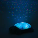 Cloud b Παιχνίδι Ύπνου Twinkling Twilight Turtle από Ύφασμα με Φως και Ήχους για Νεογέννητα Aqua CB7323-T2