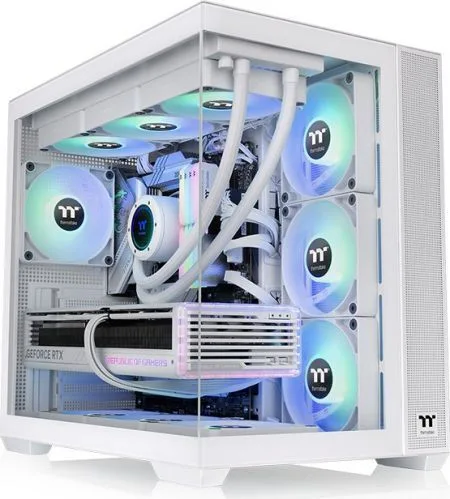 Thermaltake View 380 TG ARGB Gaming Midi Tower Κουτί Υπολογιστή Λευκό - Image 1