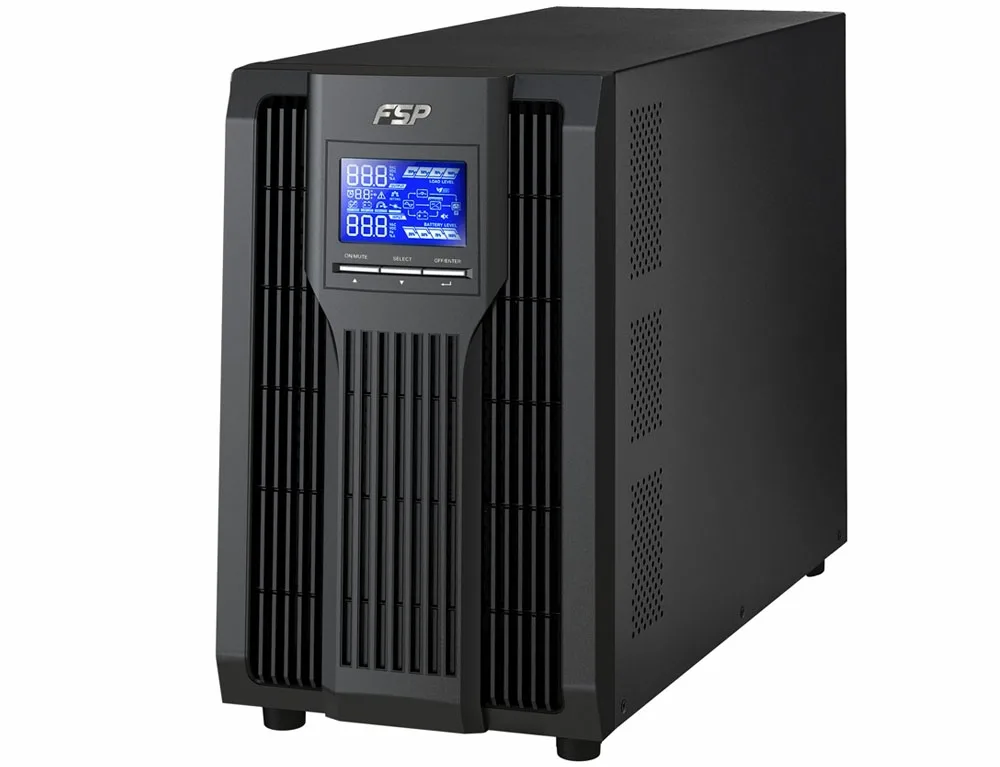 FSP/Fortron Champ Tower UPS On-Line 1000VA 900W με 3 Schuko Πρίζες - Image 1