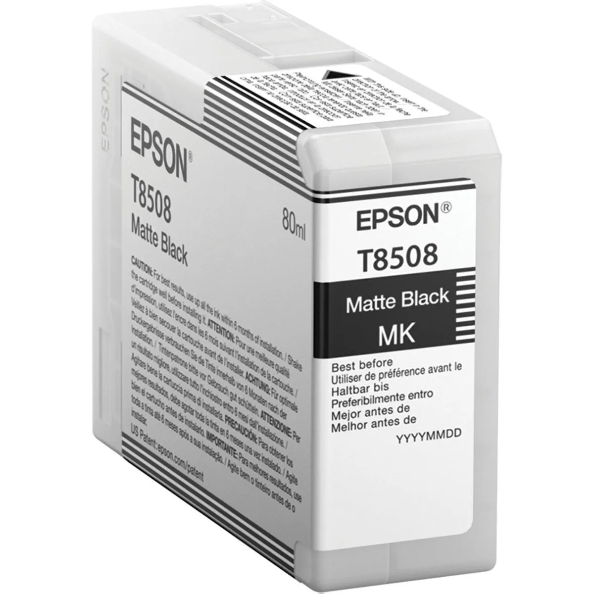 Epson T85080N Γνήσιο Μελάνι Εκτυπωτή InkJet Matte Μαύρο / Μαύρο (C13T85080N) - Image 1