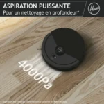 Hoover HG410D 011 Σκούπα Ρομπότ με Χαρτογράφηση και Wi-Fi Μαύρη