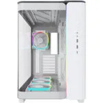 Montech King 95 Pro Midi Tower Κουτί Υπολογιστή με Πλαϊνό Παράθυρο Λευκό