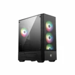 MSI MAG Forge 112R Gaming Midi Tower Κουτί Υπολογιστή με Πλαϊνό Παράθυρο και RGB Φωτισμό Μαύρο