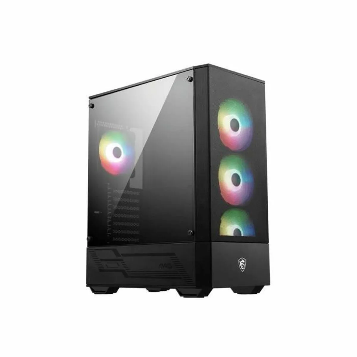 20240808145509_msi_mag_forge_112r_gaming_midi_tower_kouti_ypologisti_me_plaino_parathyro_kai_rgb_fotismo_mayro MSI MAG Forge 112R Gaming Midi Tower Κουτί Υπολογιστή με Πλαϊνό Παράθυρο και RGB Φωτισμό Μαύρο - Image 1