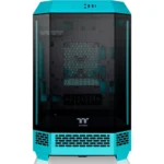 Thermaltake The Tower 300 Gaming Micro Tower Κουτί Υπολογιστή με Πλαϊνό Παράθυρο και RGB Φωτισμό Τιρκουάζ