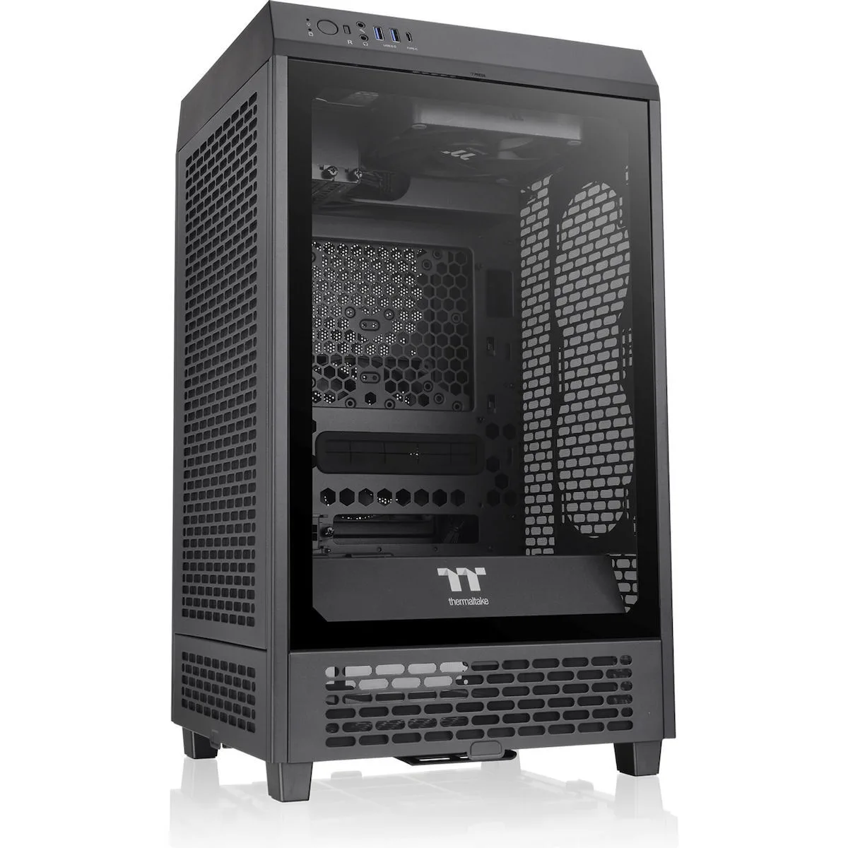 20240808145541_thermaltake_the_tower_200_mini_chassis_gaming_mini_tower_kouti_ypologisti_me_plaino_parathyro_black Thermaltake The Tower 200 Mini Chassis Gaming Mini Tower Κουτί Υπολογιστή με Πλαϊνό Παράθυρο Black - Image 1
