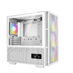 Deepcool CH560 Digital Gaming Midi Tower Κουτί Υπολογιστή με Πλαϊνό Παράθυρο και RGB Φωτισμό Λευκό