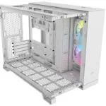 Corsair iCUE 2500X RGB Gaming Mini Tower Κουτί Υπολογιστή με Πλαϊνό Παράθυρο Λευκό