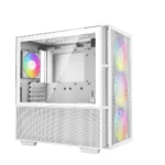 Deepcool CH560 Gaming Midi Tower Κουτί Υπολογιστή με Πλαϊνό Παράθυρο και RGB Φωτισμό Λευκό