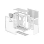 Deepcool CH780 Gaming Full Tower Κουτί Υπολογιστή με Πλαϊνό Παράθυρο και RGB Φωτισμό Λευκό