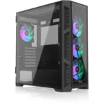 Raijintek Ponos Ultra TG4 Midi Tower Κουτί Υπολογιστή με Πλαϊνό Παράθυρο και ARGB Φωτισμό Coating Black