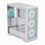 APNX C1 Gaming Midi Tower Κουτί Υπολογιστή με Πλαϊνό Παράθυρο και RGB Φωτισμό Λευκό