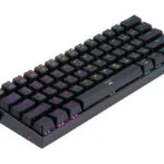 Redragon K630RGB Gaming Μηχανικό Πληκτρολόγιο 60% με Custom Red διακόπτες και RGB φωτισμό (International English)