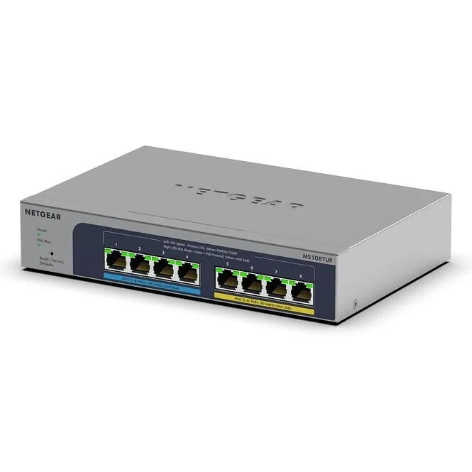 20240808154445_cd630a9b NetGear MS108TUP Managed L2 PoE Switch με 8 Θύρες Ethernet - Image 1