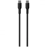 Puro Icon Soft USB 2.0 Cable USB-C male - USB-C 60W Μαύρο 1.5m
