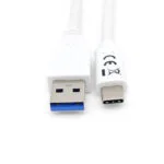 Equip USB 2.0 Cable USB-C male - USB-A Λευκό 1m (128363)