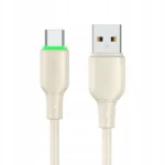 Mcdodo LED USB 2.0 Cable USB-C male - USB-A 100W Μπεζ 1.2m (CA-4750)