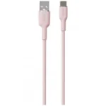Puro Icon Soft USB 2.0 Cable USB-C male - USB-A 18W Ροζ 1.5m