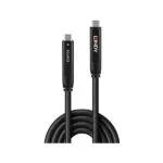 Lindy USB 3.2 Cable USB-C male - USB-C 60W Μαύρο 10m (43333)