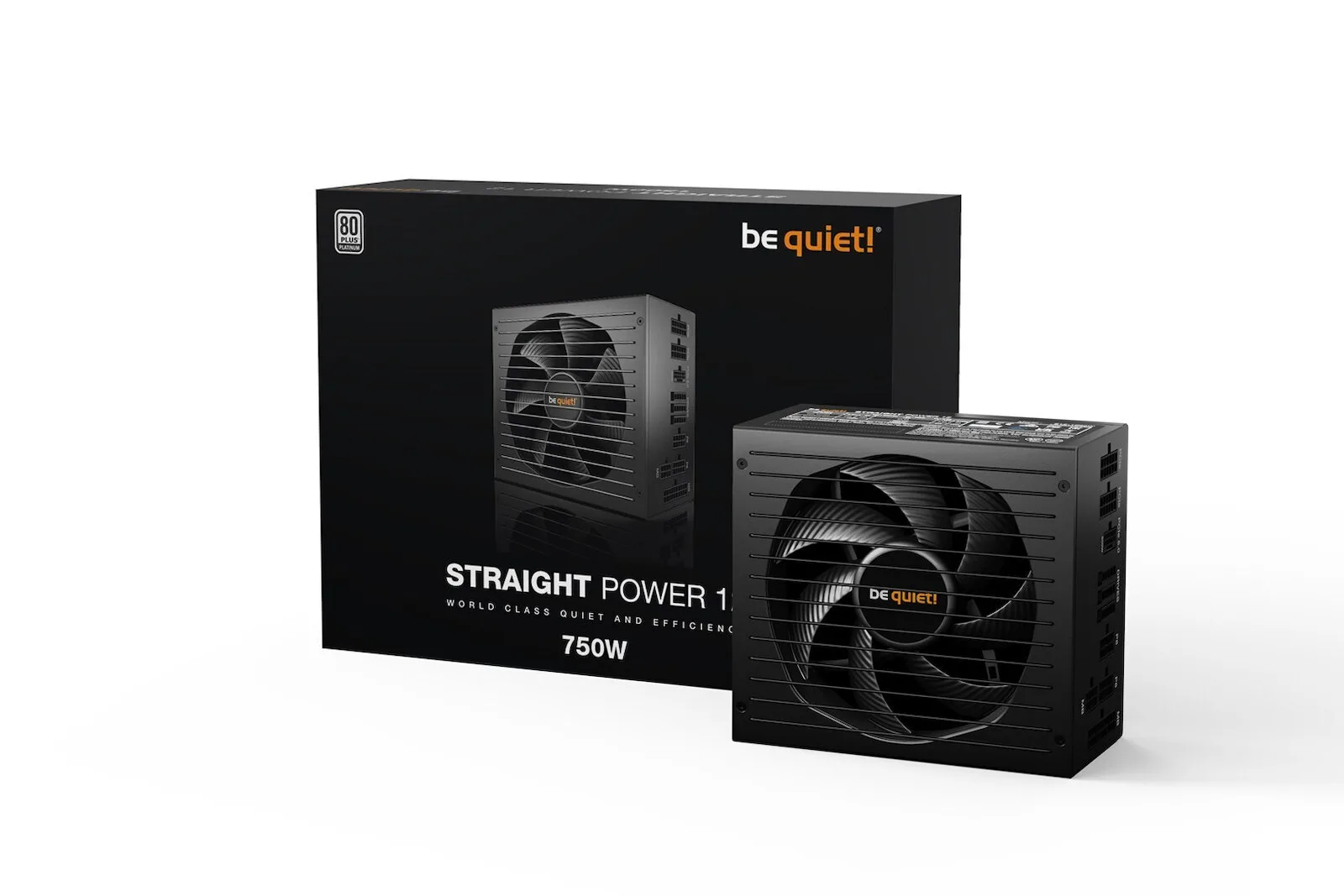 Be Quiet Straight Power 12 750W Μαύρο Τροφοδοτικό Υπολογιστή Full Modular 80 Plus Platinum - Image 1