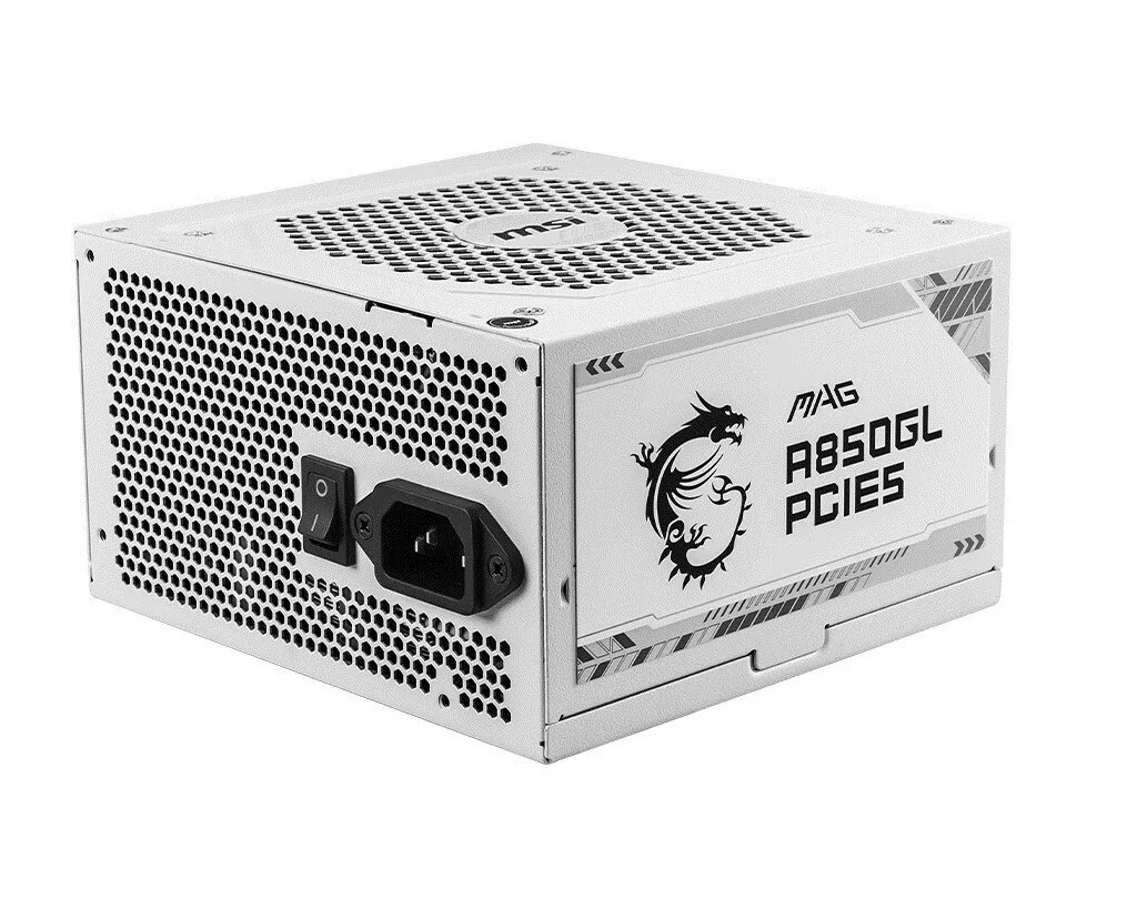 MSI MAG A850GL PCIE5 850W Λευκό Τροφοδοτικό Υπολογιστή Full Modular 80 Plus Gold - Image 1