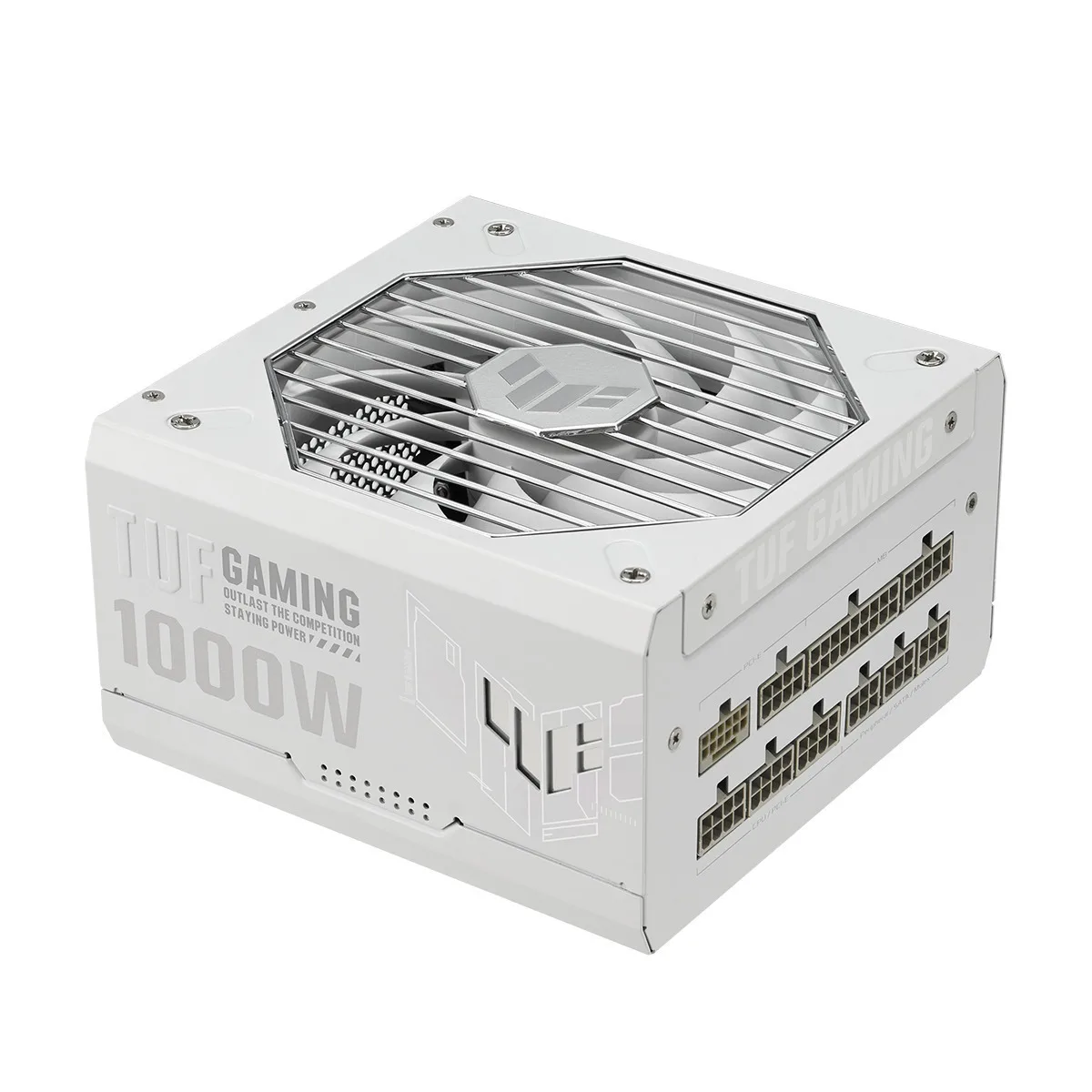 Asus TUF Gaming 1000 1000W Λευκό Τροφοδοτικό Υπολογιστή Full Modular 80 Plus Gold - Image 1
