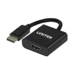 Unitek Μετατροπέας DisplayPort / HDMI male σε DisplayPort / HDMI female Λευκό 1τμχ Y-5118DA
