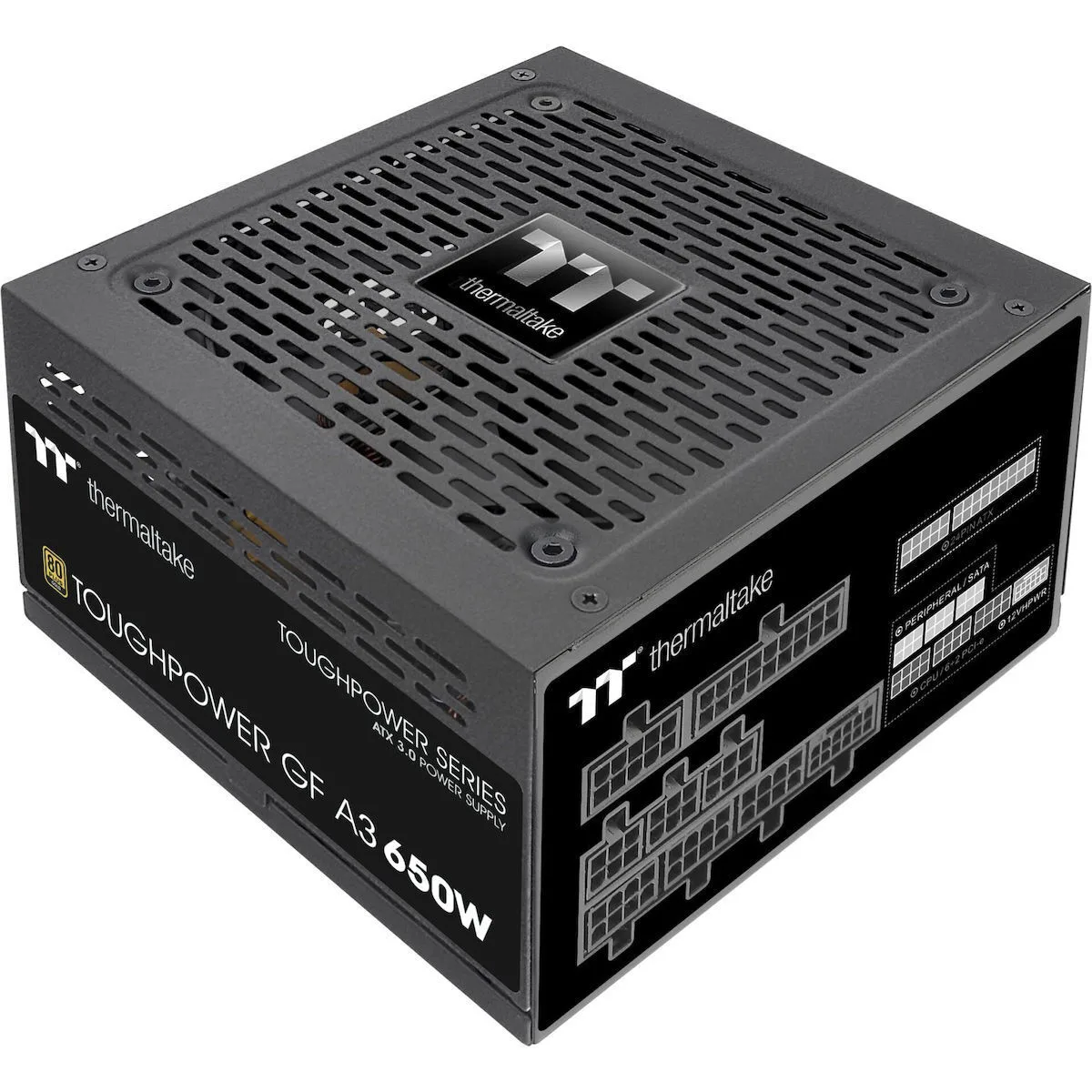 Thermaltake Toughpower GF A3 TT Premium Edition 650W Μαύρο Τροφοδοτικό Υπολογιστή Full Modular 80 Plus Gold - Image 1
