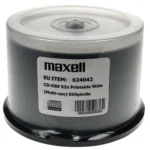 Maxell Εγγράψιμα CD-R 52x 700MB 50τμχ 624042